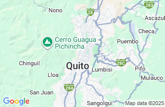Map of Quito