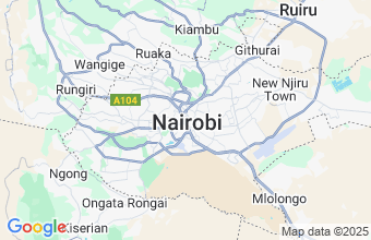 Map of Nairobi