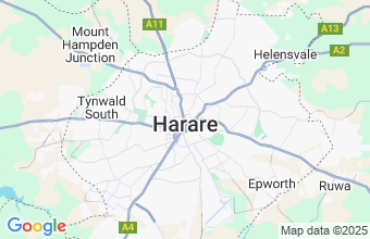 Map of Harare