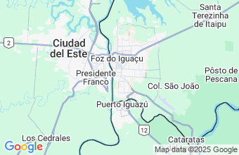 Map of Foz Do Iguacu