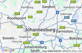 Map of Johannesburg