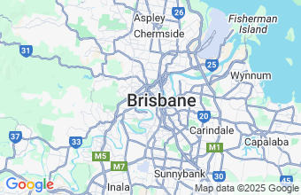 Map of South Brisbane