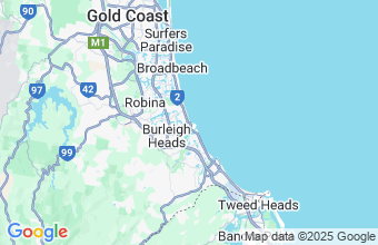 Map of Burleigh Heads