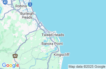 Map of Tweed Heads