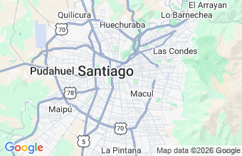 Map of Santiago