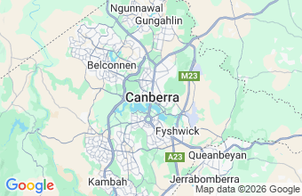 Map of Canberra