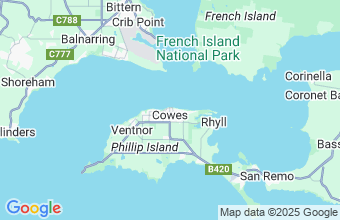 Map of Cowes