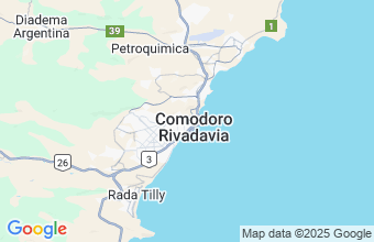 Map of Comodoro Rivadavia