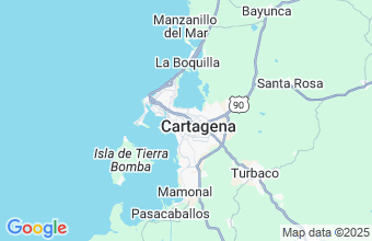 Map of Cartagena
