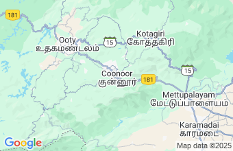 Map of Coonoor