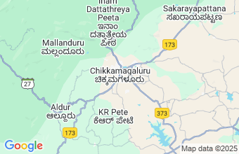 Map of Chikmagalur