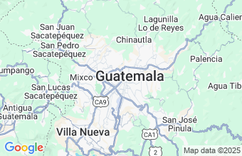 Map of Guatemala City