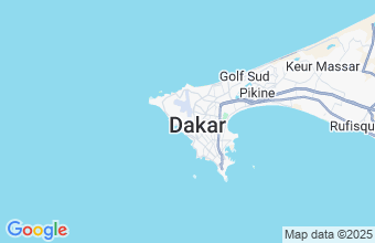 Map of Dakar
