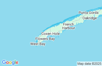 Map of Roatan