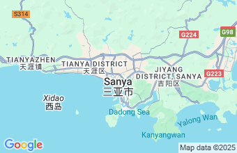 Map of Sanya