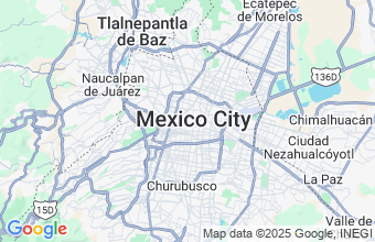 Map of Mexico City