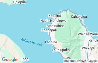 Map of Kaanapali