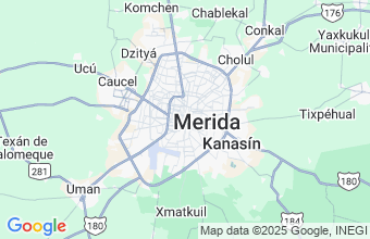 Map of Merida