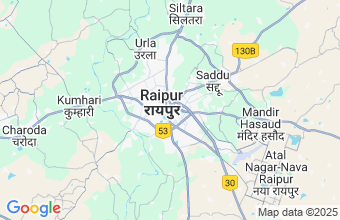 Map of Raipur