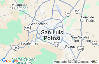 Map of San Luis Potosi