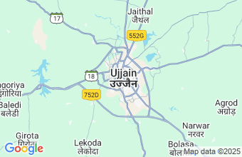 Map of Ujjain