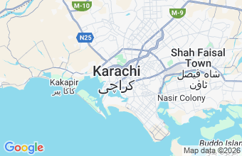 Map of Karachi