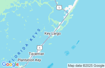 Map of Key Largo