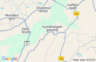 Map of Kumbhalgarh