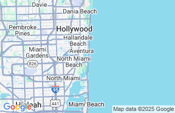 Map of Sunny Isles Beach