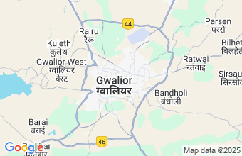 Map of Gwalior