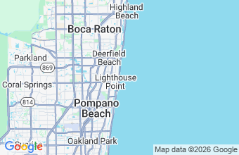 Map of Hillsboro Beach