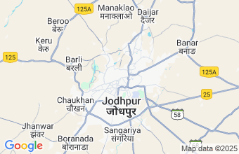 Map of Jodhpur