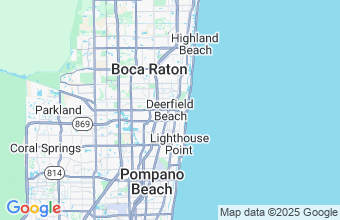 Map of Deerfield Beach