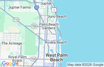 Map of Palm Beach Gardens
