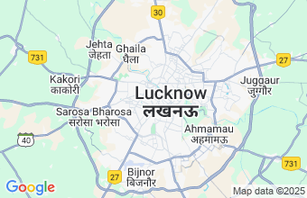 Map of Lucknow