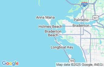 Map of Bradenton Beach