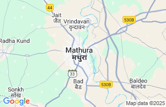 Map of Mathura
