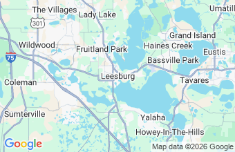 Map of Leesburg