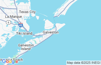 Map of Galveston