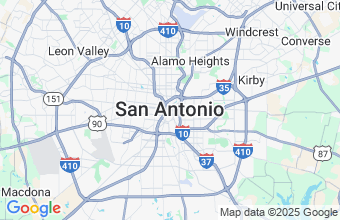 Map of San Antonio