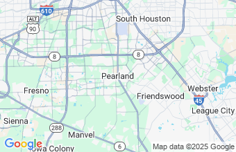 Map of Pearland