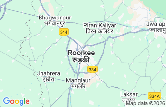 Map of Roorkee