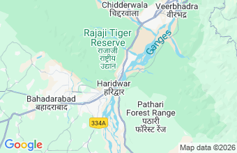 Map of Haridwar