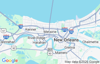Map of Metairie