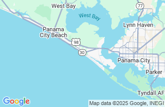 Map of Panama City Beach
