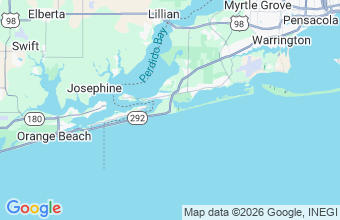 Map of Perdido Key
