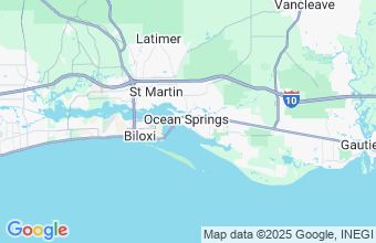 Map of Ocean Springs