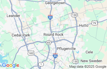 Map of Round Rock