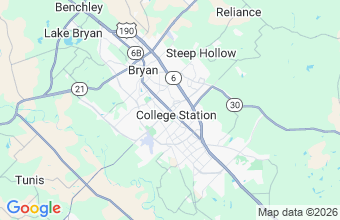 Map of College Station