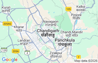 Map of Chandigarh